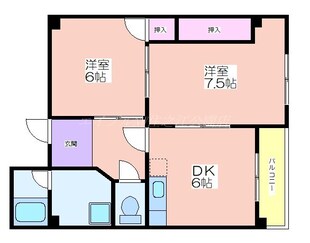 ハイツサイトーの物件間取画像